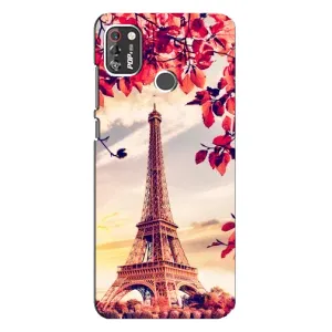Чехол с Эйфелевой башней на TECNO POP 4 Pro (Paris photo)