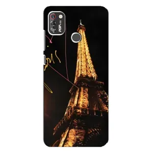 Чехол с Эйфелевой башней на TECNO POP 4 Pro (Paris)