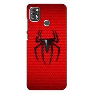 Чехол Супергерой Человека Паука на TECNO POP 4 Pro (Паук марвел)