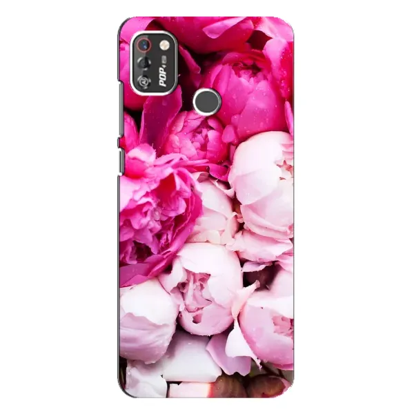 Чехол с рисунком «Пионы» для TECNO POP 4 Pro Чехол с рисунком «Пионы» для TECNO POP 4 Pro