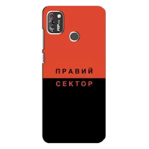 Чехлы УПА (Красно-Чёрный) на TECNO POP 4 Pro (Правый Серктор)