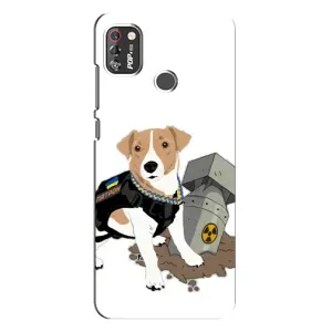 Чохол з принтом Песика Патрон для TECNO POP 4 Pro (Пес Патрон з ракетою)