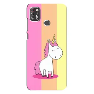 Чехол Unicorn на TECNO POP 4 Pro (Радужный Единорог)