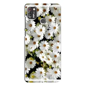 Чохол з ромашками на TECNO POP 4 Pro (Рамка в ромашках)