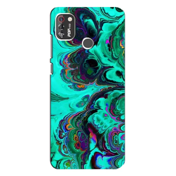 Чохол з малюнком «Салатний мрамор» для TECNO POP 4 Pro Чохол з малюнком «Салатний мрамор» для TECNO POP 4 Pro