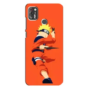 Чехлы с принтом Наруто на TECNO POP 4 Pro (Силуэт Наруто)