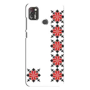 Силіконовый Чохол на TECNO POP 4 Pro з картинкой Вишиванки (Силует вишиванки)
