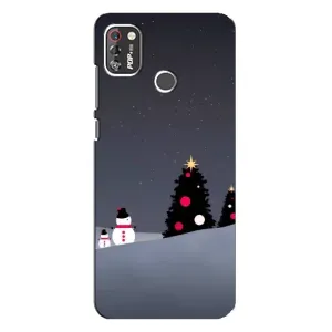 Чохли на Новий Рік TECNO POP 4 Pro (Сніговички)