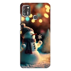 Чохли на Новий Рік TECNO POP 4 Pro (Сніговик святковий)