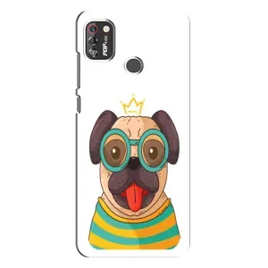 Бампер для TECNO POP 4 Pro з картинкою "Песики" (Собака Король)