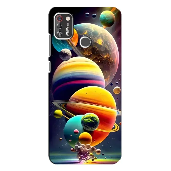 Чехол с рисунком «Солнечна система» для TECNO POP 4 Pro Чехол с рисунком «Солнечна система» для TECNO POP 4 Pro