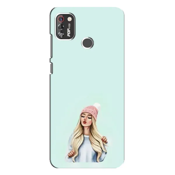 Чехол с рисунком «В шапке» для TECNO POP 4 Pro