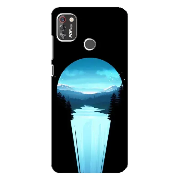 Чехол с рисунком «Синий Водопад» для TECNO POP 4 Pro Чехол с рисунком «Синий Водопад» для TECNO POP 4 Pro