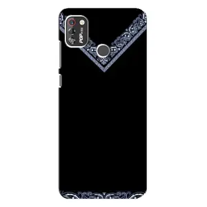 Силіконовый Чохол на TECNO POP 4 Pro (Комірець вишиванки)