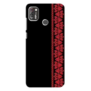 Силіконовый Чохол на TECNO POP 4 Pro з картинкой Вишиванки