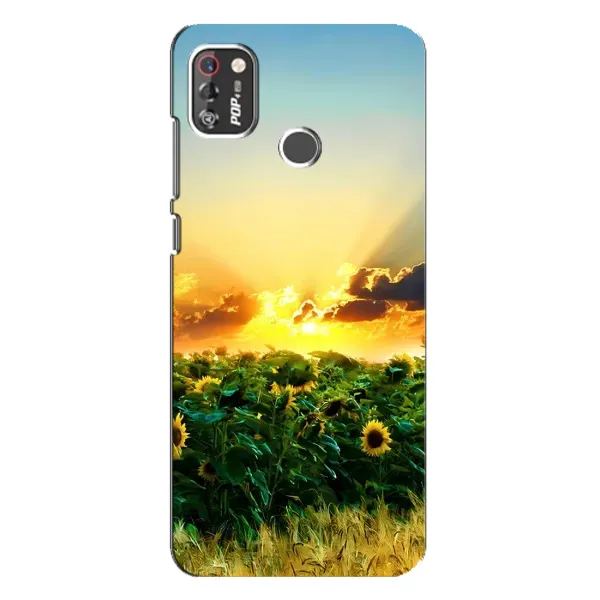 Чехол с рисунком «Закат Солнца» для TECNO POP 4 Pro