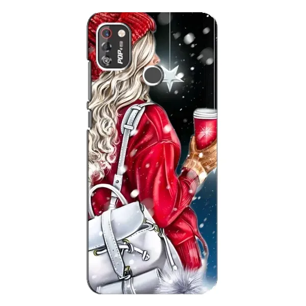 Чехол с рисунком «Зима пришла» для TECNO POP 4 Pro Чехол с рисунком «Зима пришла» для TECNO POP 4 Pro