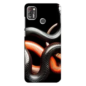Чехлы с изображением разных животных для TECNO POP 4 Pro (Змея)