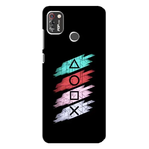 Чехол с рисунком «Значки Sony» для TECNO POP 4 Pro Чехол с рисунком «Значки Sony» для TECNO POP 4 Pro