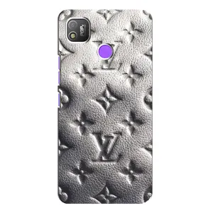 Текстурный Чехол Louis Vuitton для Техно Поп 4 (Бежевый ЛВ)