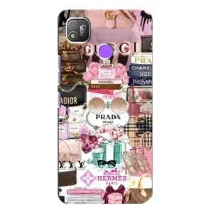 Чохол (Dior, Prada, YSL, Chanel) для TECNO POP 4 (Брендb)