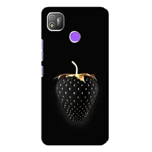 Чохол з зображенням смачної їжі для TECNO POP 4 (Чорна полуниця)