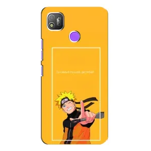 Чехлы с принтом Наруто на TECNO POP 4 (Даттебаё)