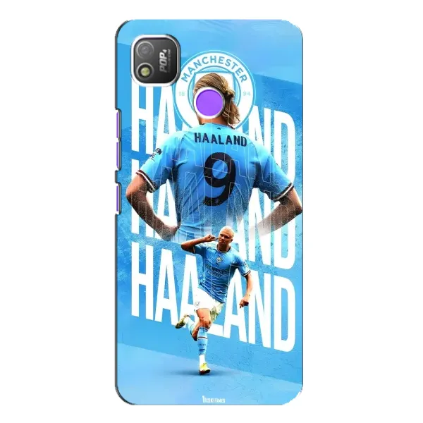 Чехол с рисунком «Erling Haaland» для TECNO POP 4 Чехол с рисунком «Erling Haaland» для TECNO POP 4
