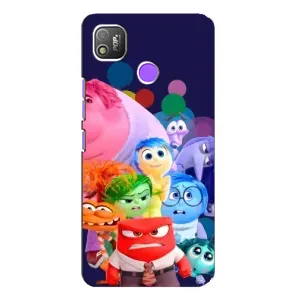 Чохол Головоломка для TECNO POP 4 - (AlphaPrint) (Герої головоломки)