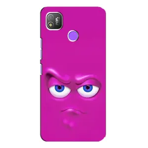 Чохли (ТПУ) (смішні стікери) для TECNO POP 4 (Хитра мордочка)