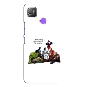Чехлы для TECNO POP 4 (Для Христиан) (Иисус супергерой)