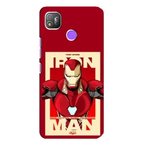 Чехол Супергерой Железный человек на TECNO POP 4 (Iron man)