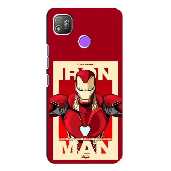 Чехол с рисунком «Iron man» для TECNO POP 4 Чехол с рисунком «Iron man» для TECNO POP 4