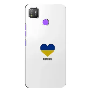 Чехлы силиконовые (Город Харьков) на Техно Поп 4 (Kharkiv)