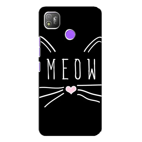 Чехол с рисунком «КОТИК MEOW» для TECNO POP 4 Чехол с рисунком «КОТИК MEOW» для TECNO POP 4