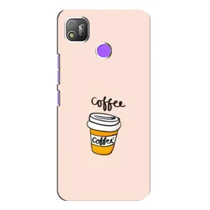 Чохол з зображенням смачної їжі для TECNO POP 4 (Кружка Кави)