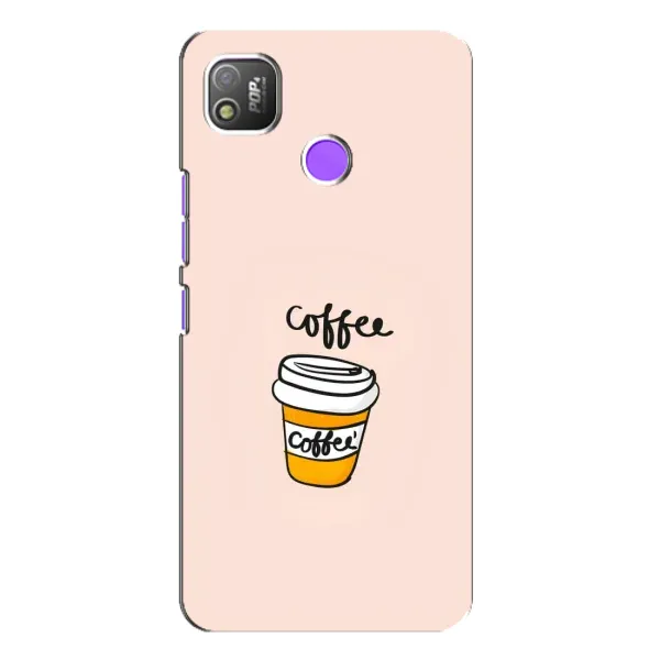 Чехол с рисунком «Кружка кофе» для TECNO POP 4 Чехол с рисунком «Кружка кофе» для TECNO POP 4
