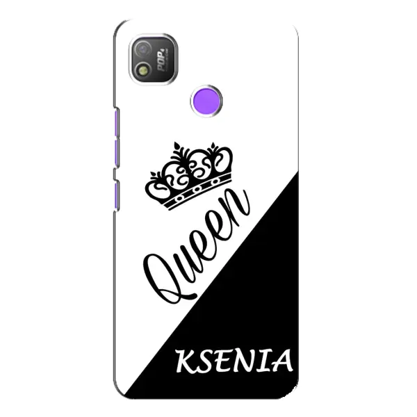 Чехол с рисунком «KSENIA» для TECNO POP 4 Чехол с рисунком «KSENIA» для TECNO POP 4