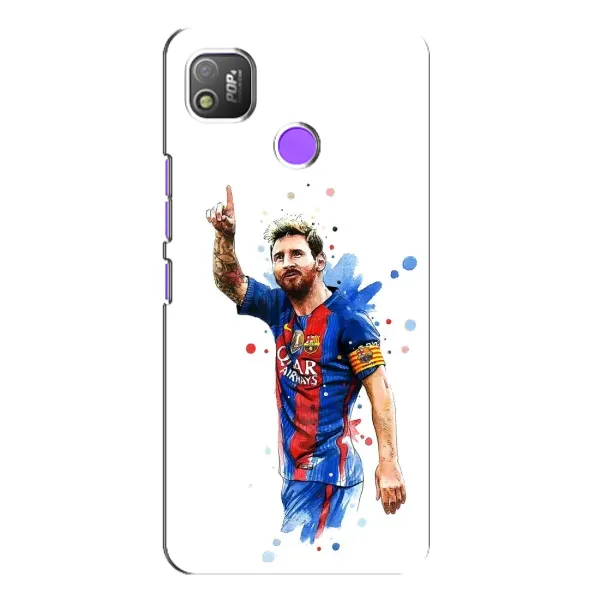 Чехол с рисунком «Leo Messi» для TECNO POP 4 Чехол с рисунком «Leo Messi» для TECNO POP 4