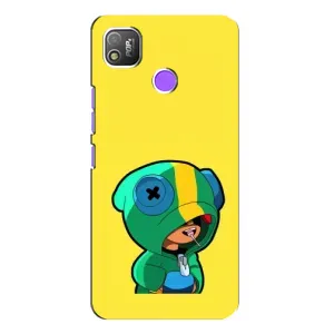 Чехол Бравл Старс для TECNO POP 4 (Леон (LEON))