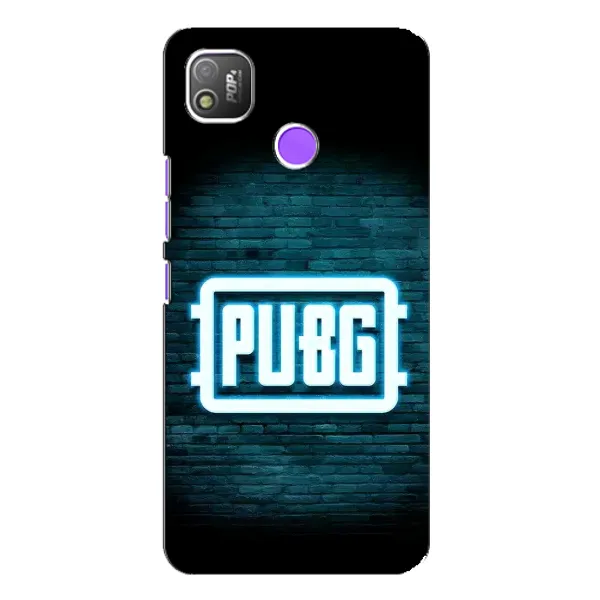 Чехол с рисунком «Лого PUBG» для TECNO POP 4 Чехол с рисунком «Лого PUBG» для TECNO POP 4