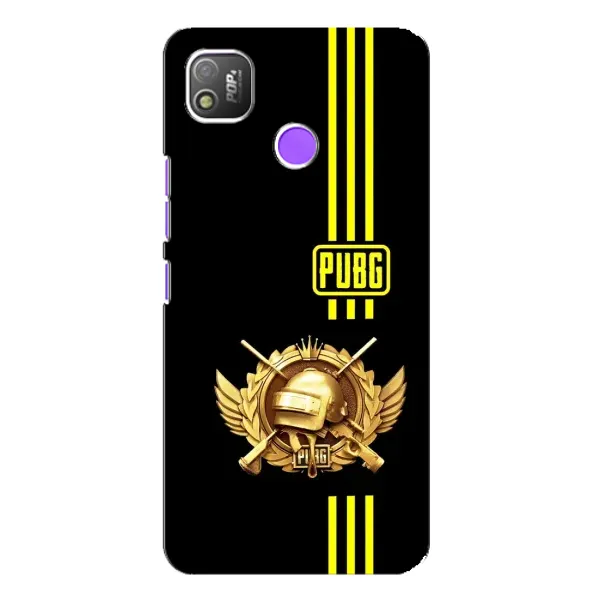 Чехол с рисунком «Лого PUPG» для TECNO POP 4 Чехол с рисунком «Лого PUPG» для TECNO POP 4