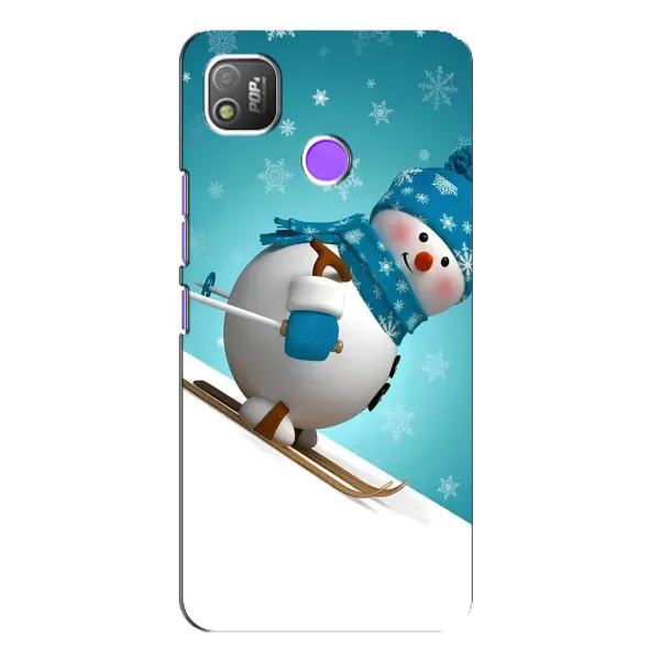 Чехол с рисунком «Лыжник» для TECNO POP 4 Чехол с рисунком «Лыжник» для TECNO POP 4