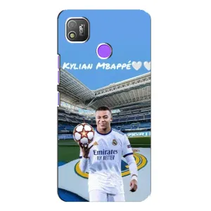 Чехол (TPU) с Футболистом на TECNO POP 4 (Mbappe Real)