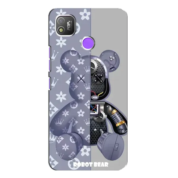 Чехол с рисунком «Медведь Louis Vuitton» для TECNO POP 4