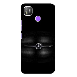 Силіконовий бампер з картинкою машини на TECNO POP 4 (Mercedes)
