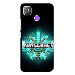 Чехол майнкрафт для TECNO POP 4 (MineCraft 2)