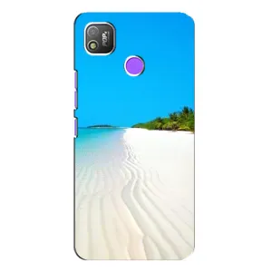 Летний Чехол на TECNO POP 4 (Море песок)