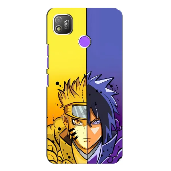 Чехол с рисунком «Naruto Vs Sasuke» для TECNO POP 4 Чехол с рисунком «Naruto Vs Sasuke» для TECNO POP 4