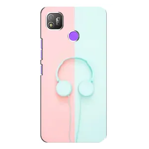 Дівчачий Чохол для TECNO POP 4 (Навушники)